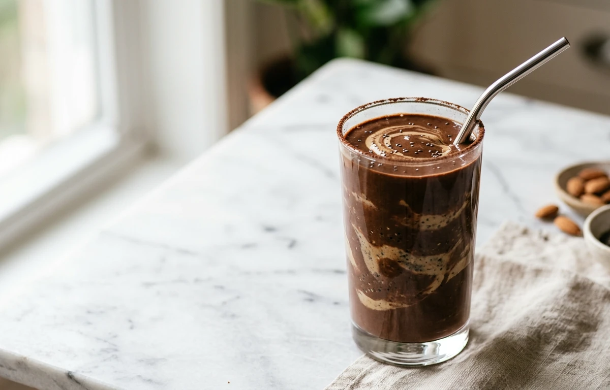 Dark Chocolate & Almond Butter Smoothie