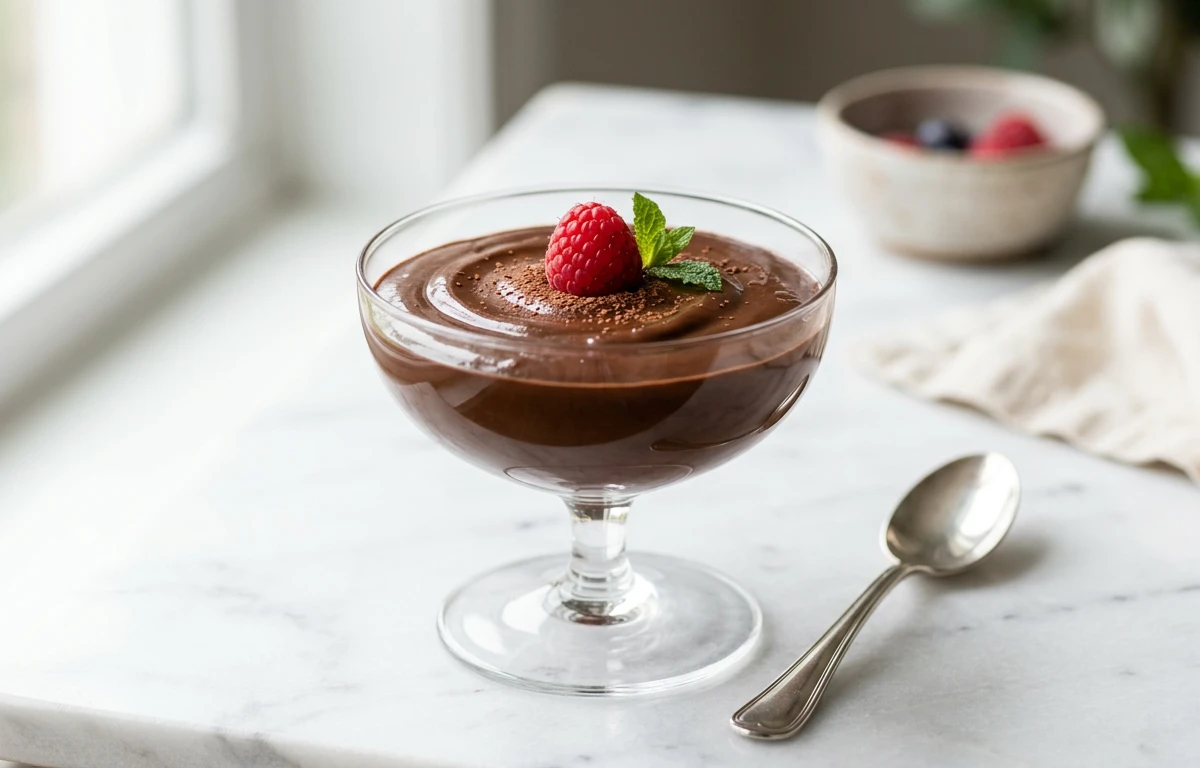 Dark Chocolate Avocado Mousse