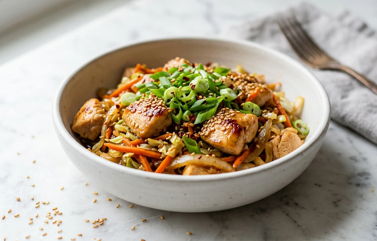 Deconstructed Egg Roll Bowl