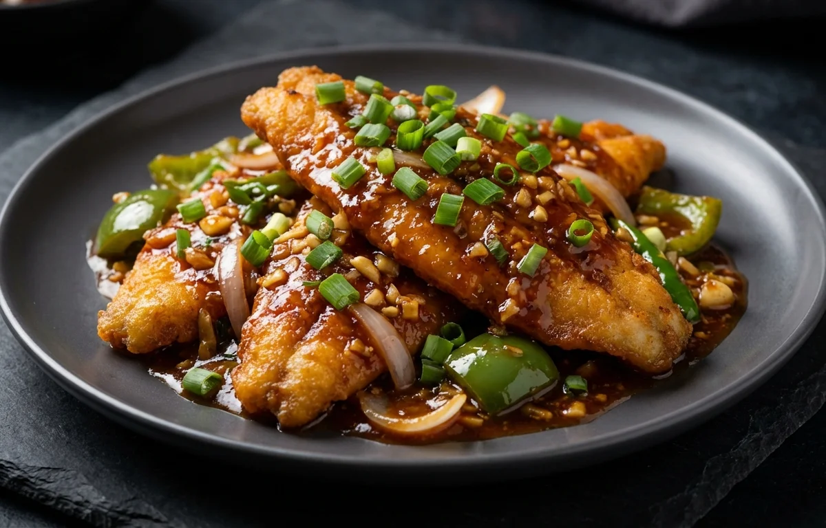 Dry Garlic Fish