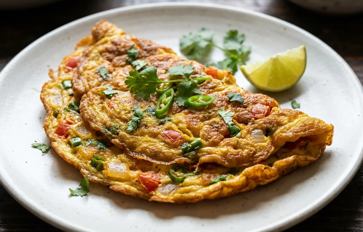 Duck Egg Masala Omelette