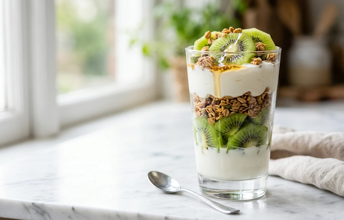 Easy Kiwi Yogurt Parfait