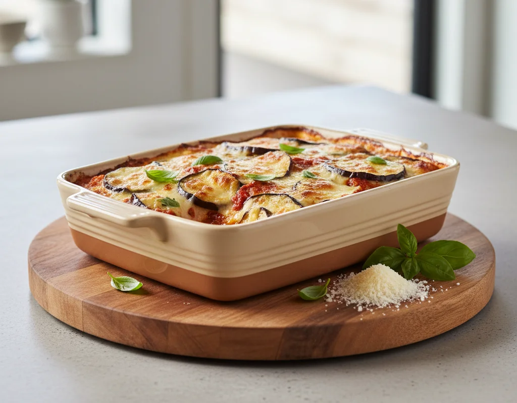 Eggplant Parmesan Bake