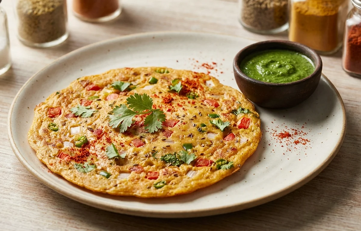 Egg Besan Cheela