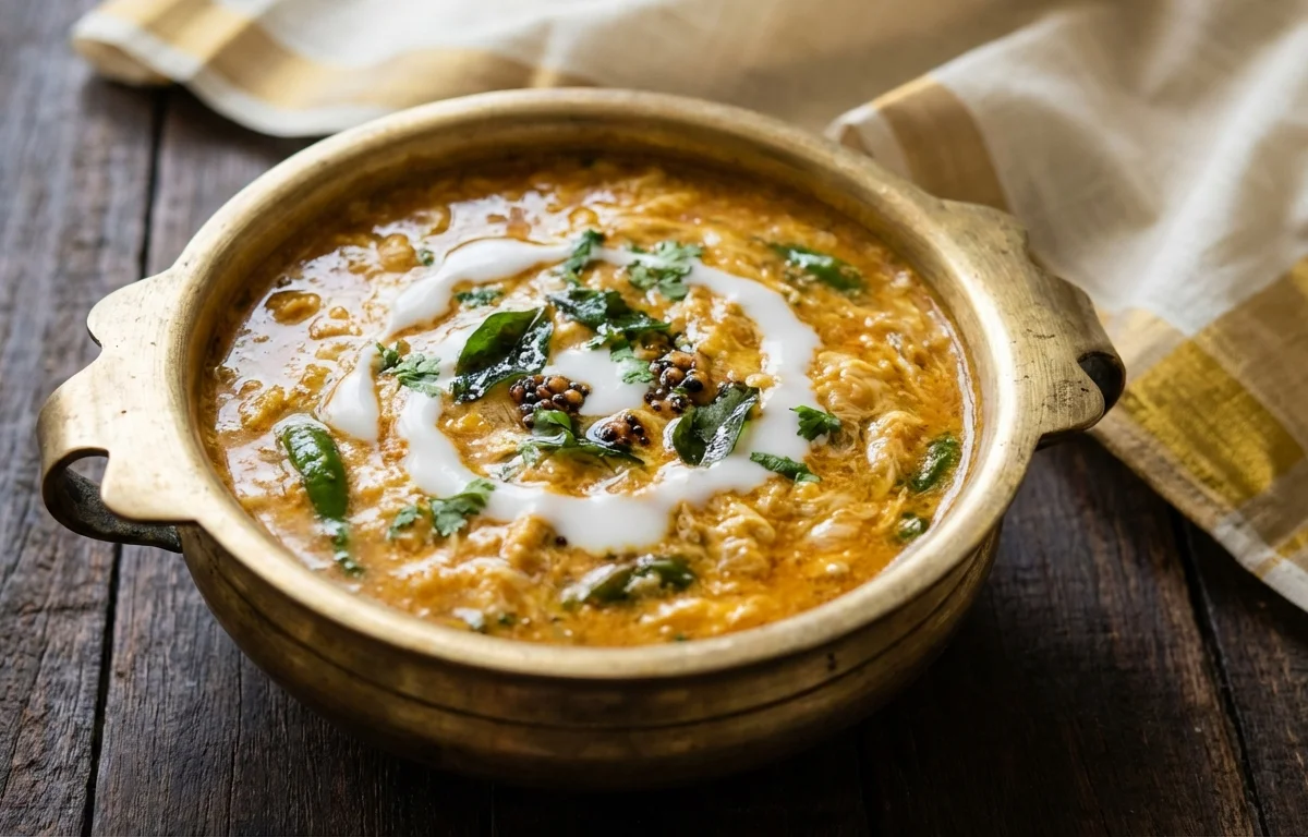 Egg Drop Curry with Coconut Milk