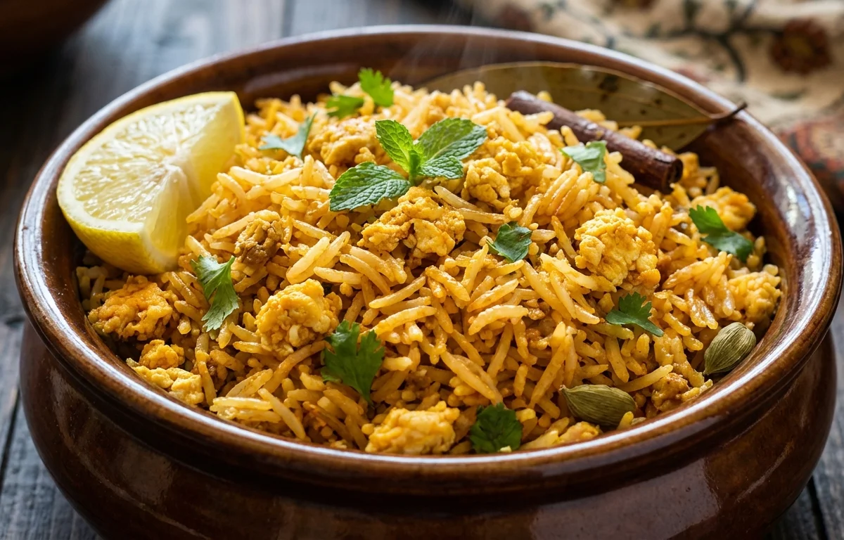 Egg Kheema Pulao