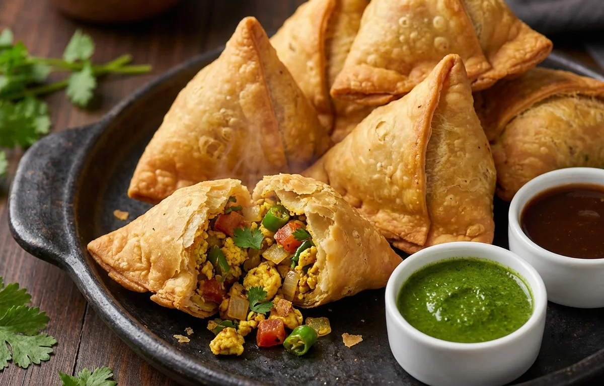 Egg Patti Samosa