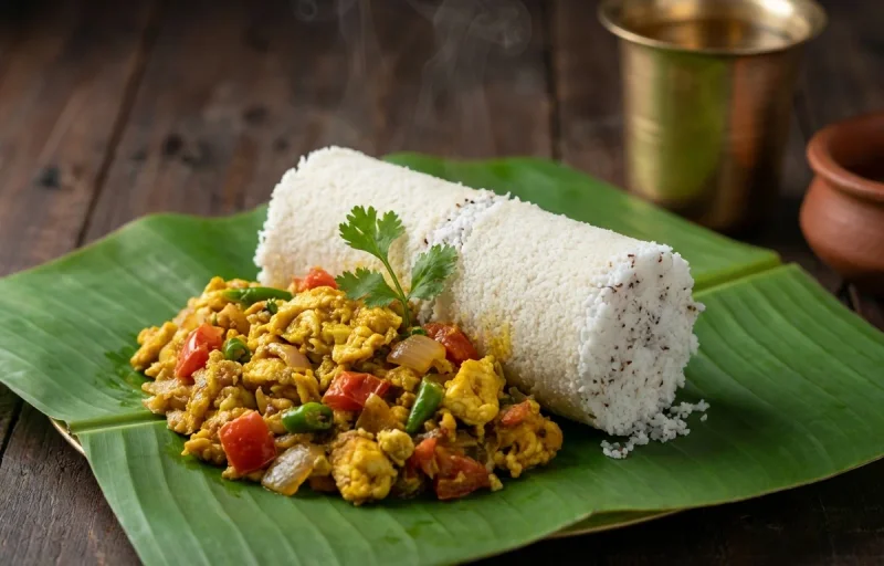 Egg Puttu