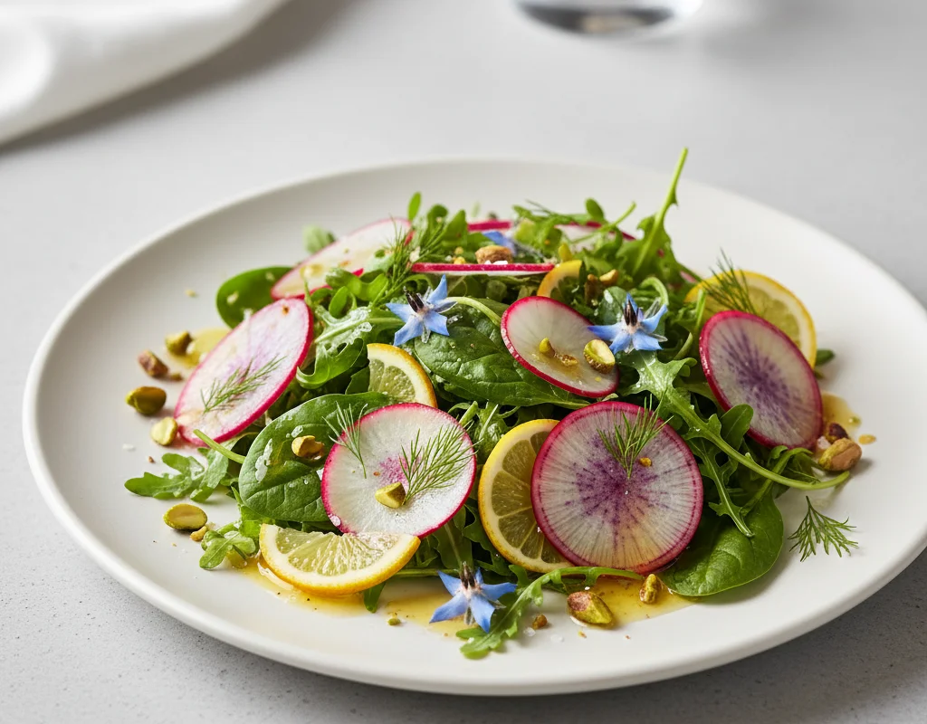 Radish Salad with Lemon Vinaigrette