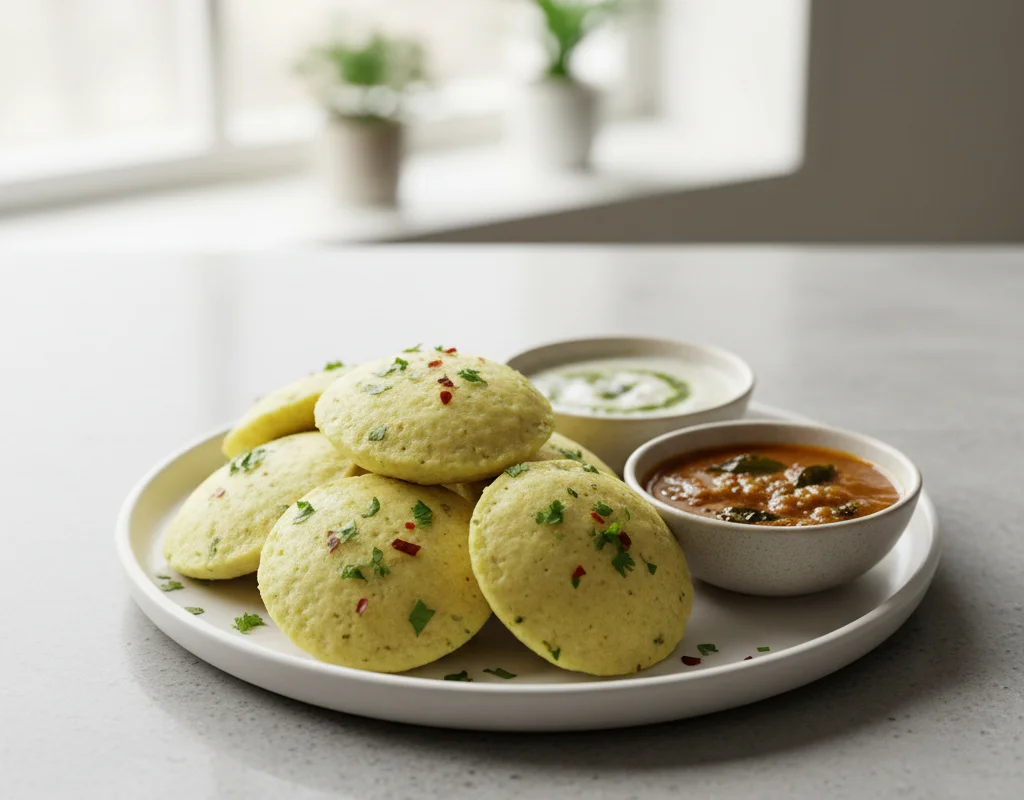 Moong Dal Idli