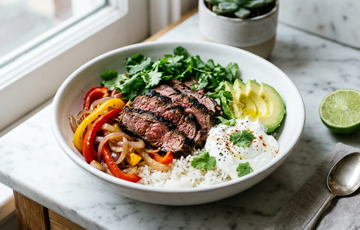 Fajita Steak Bowl