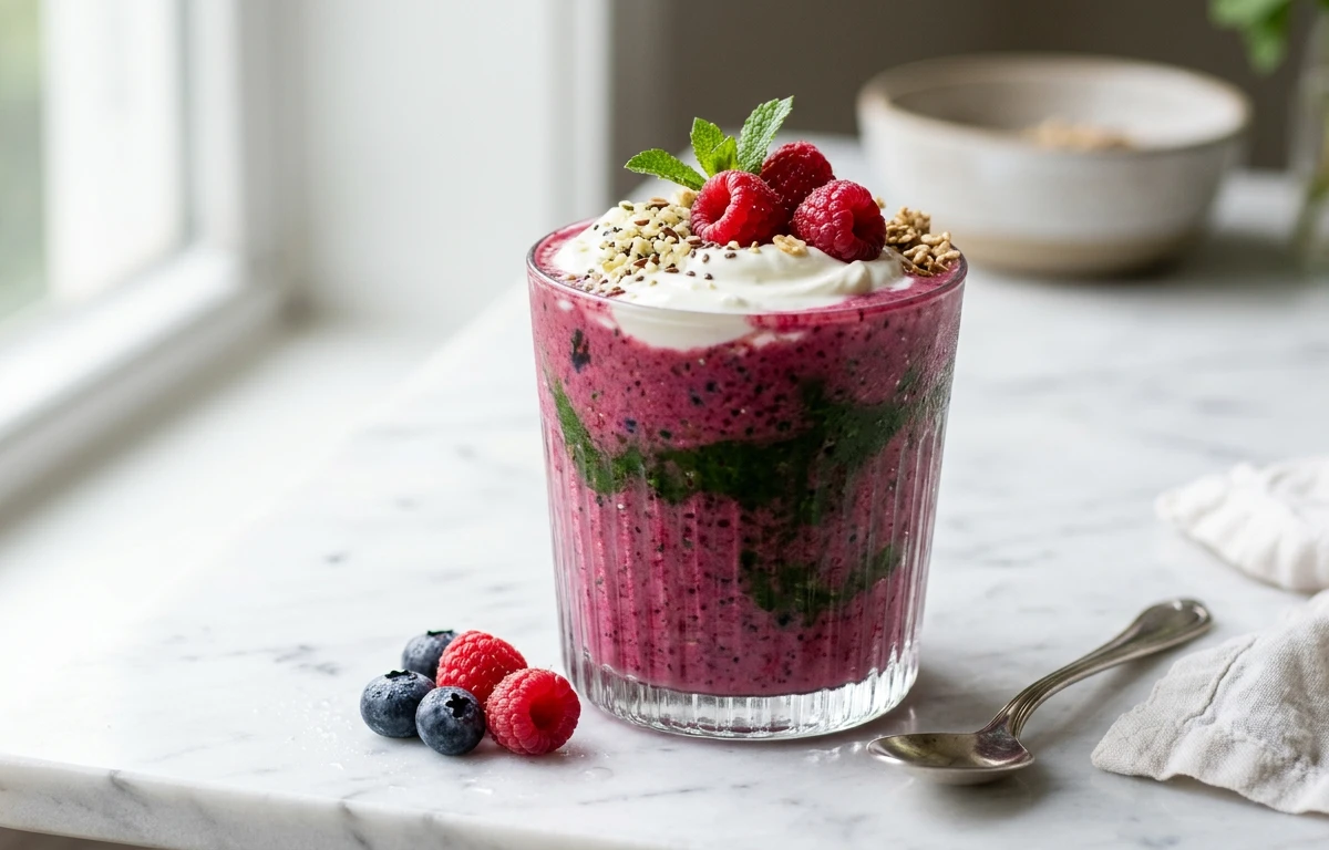 Fiber-Boosted Berry Smoothie