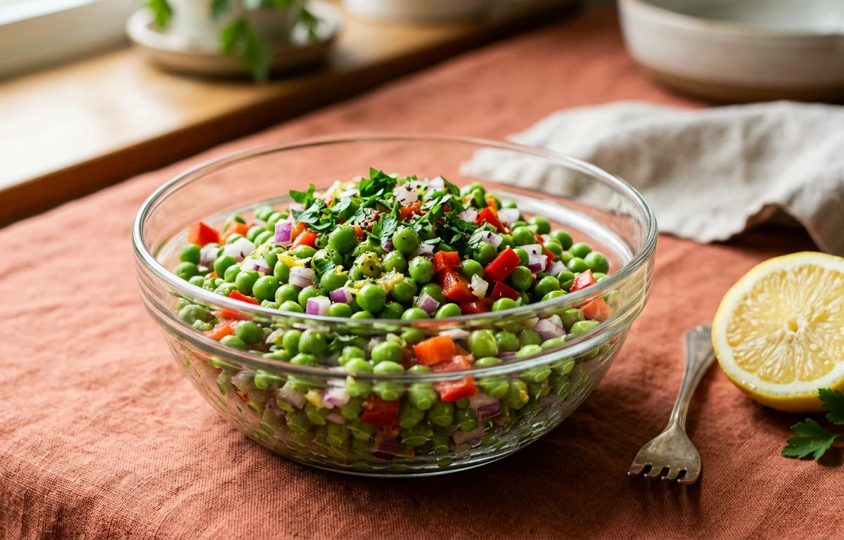 Field Pea Salad with Lemon Vinaigrette
