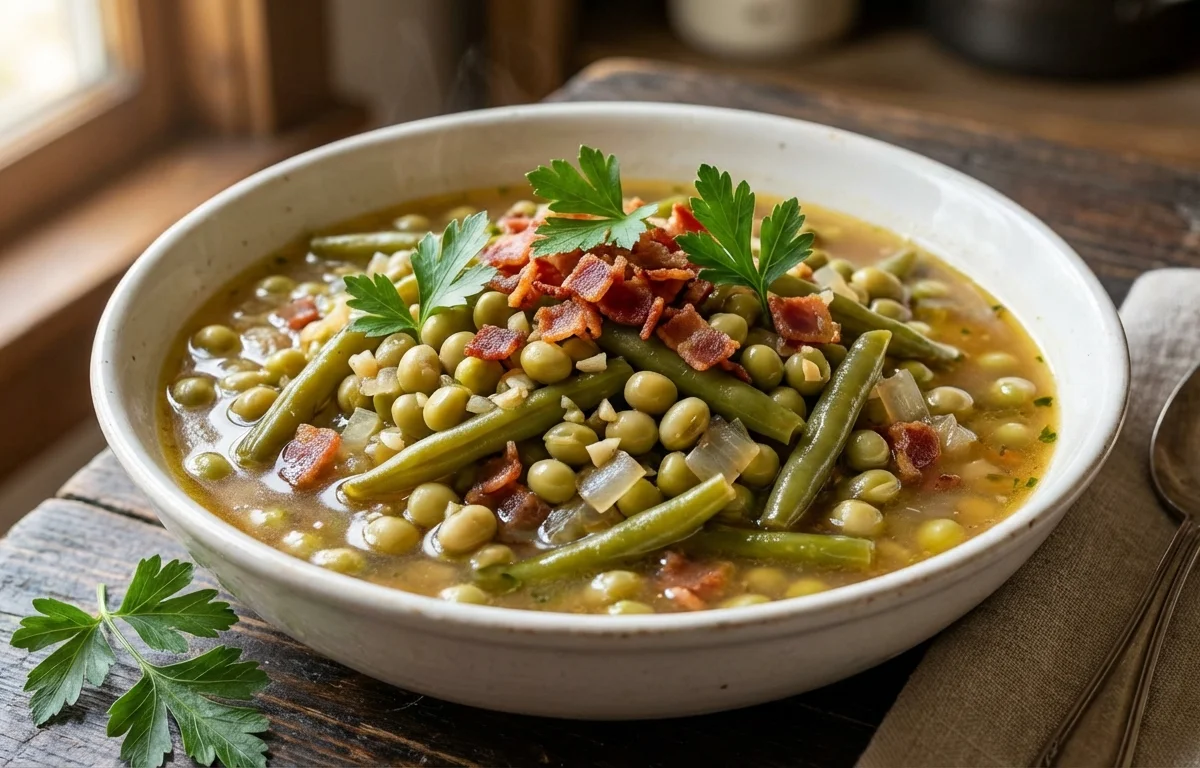 Field Peas with Snaps