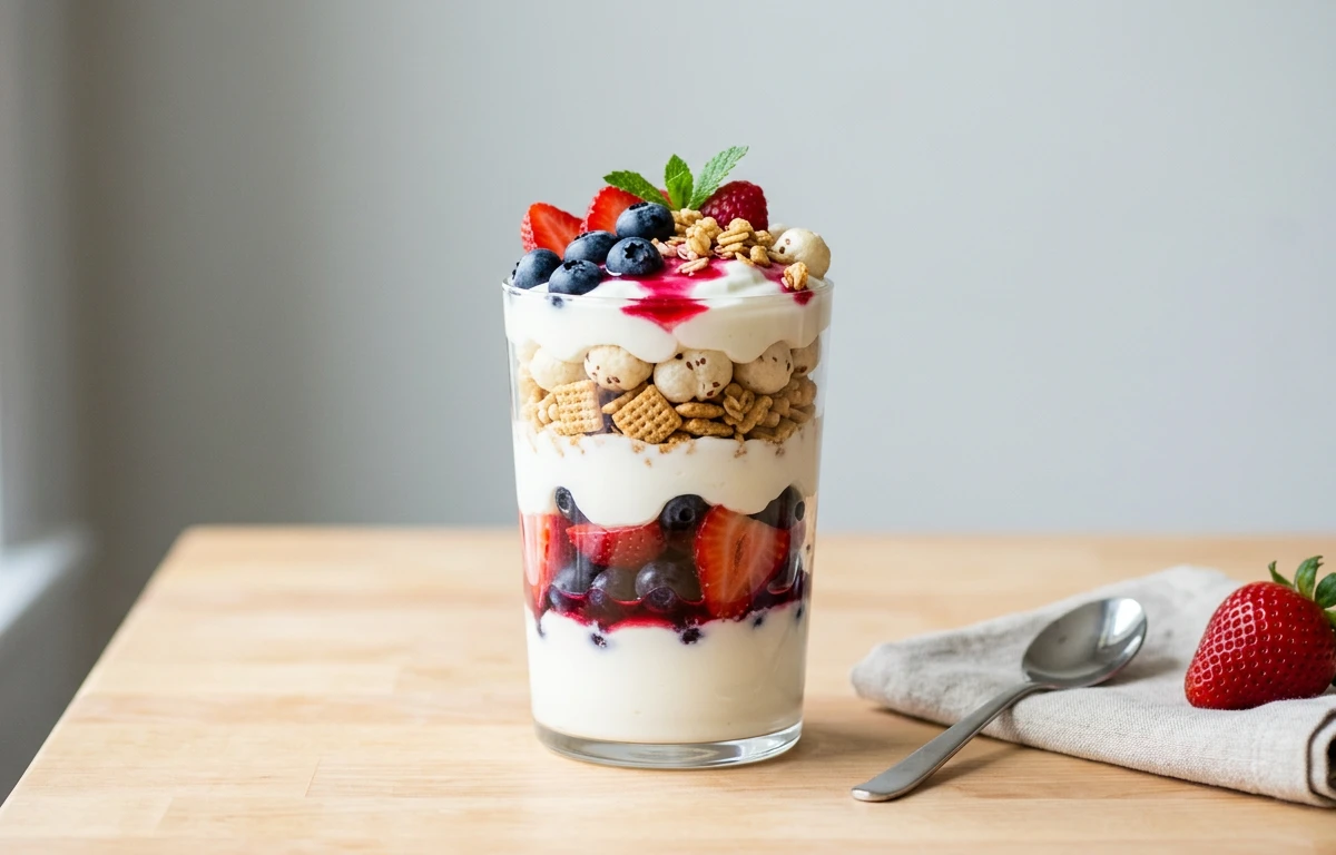Fortified Yogurt & Berry Parfait