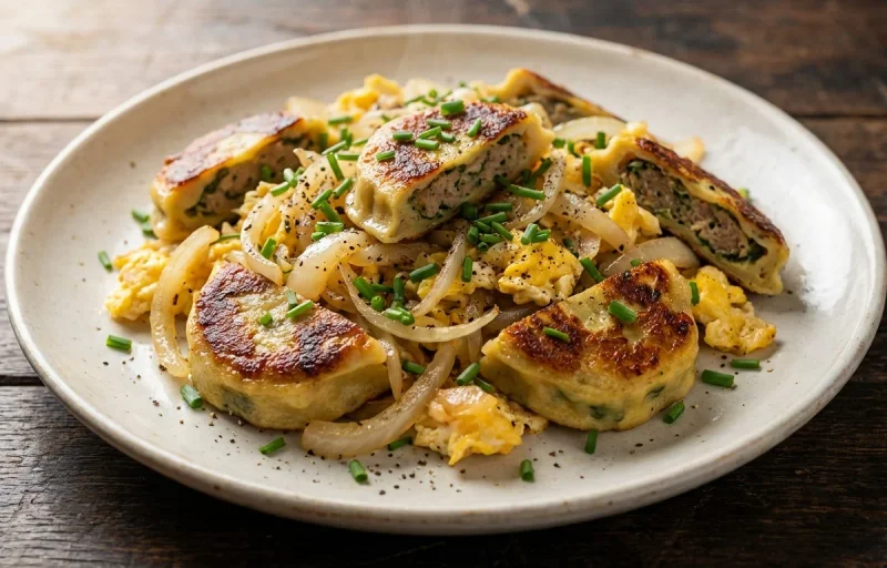Fried Maultaschen