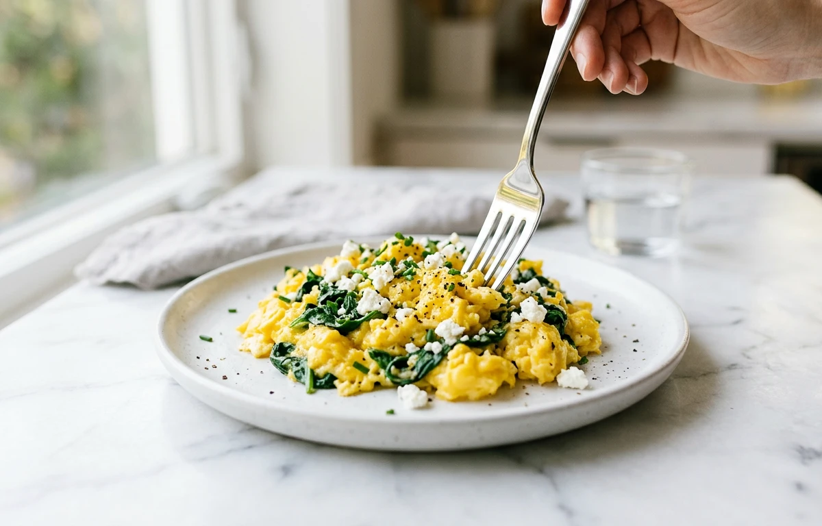 Fully-Loaded Firm Scrambled Eggs