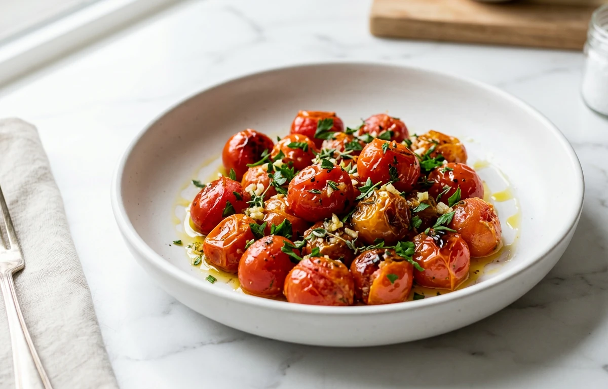 Garlic Herb Roasted Tomatoes