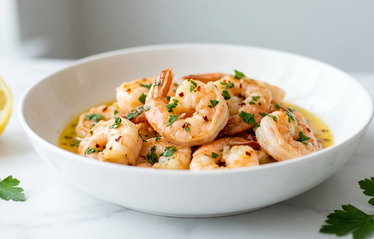 Garlic Lemon Shrimp Scampi