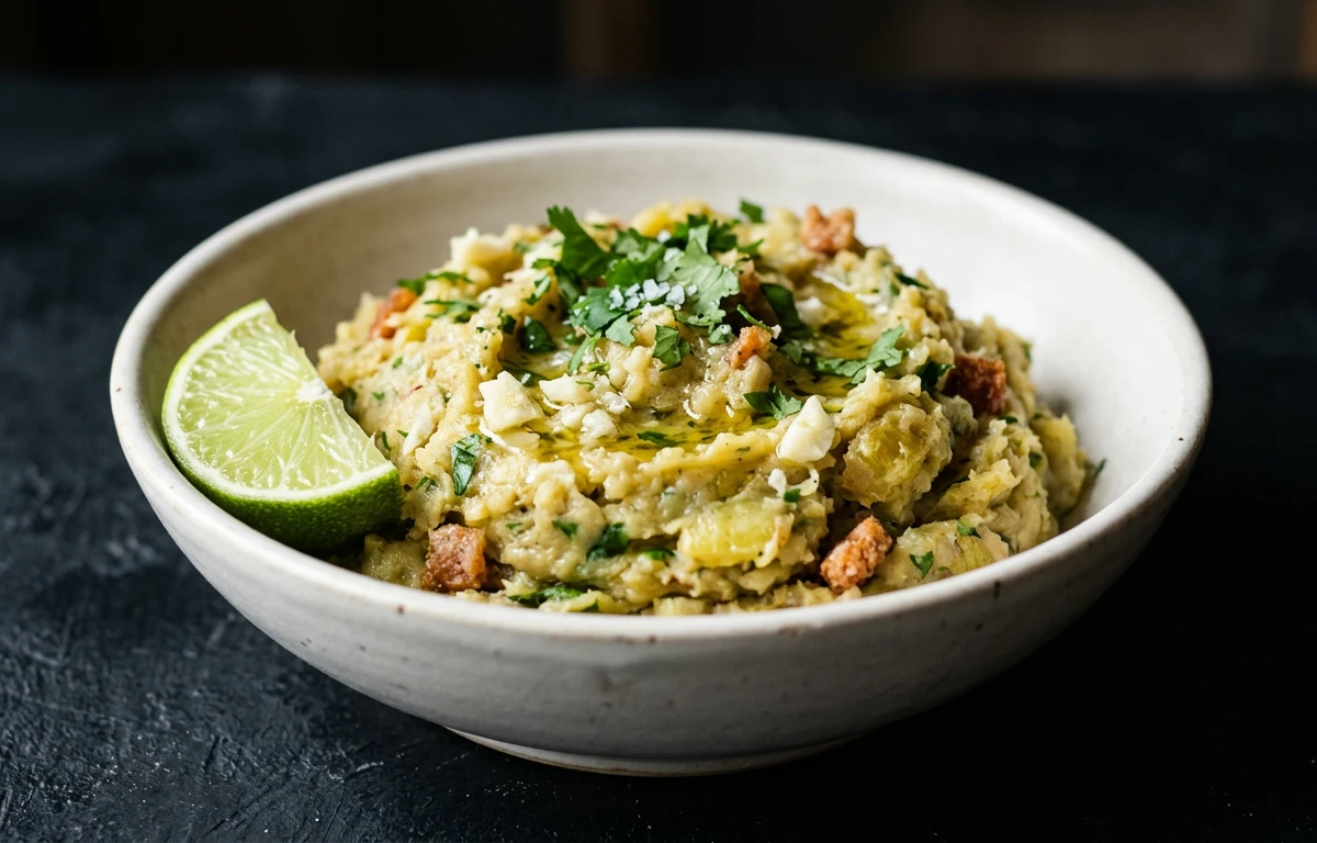Garlic-Plantain Mash (Mofongo-style)