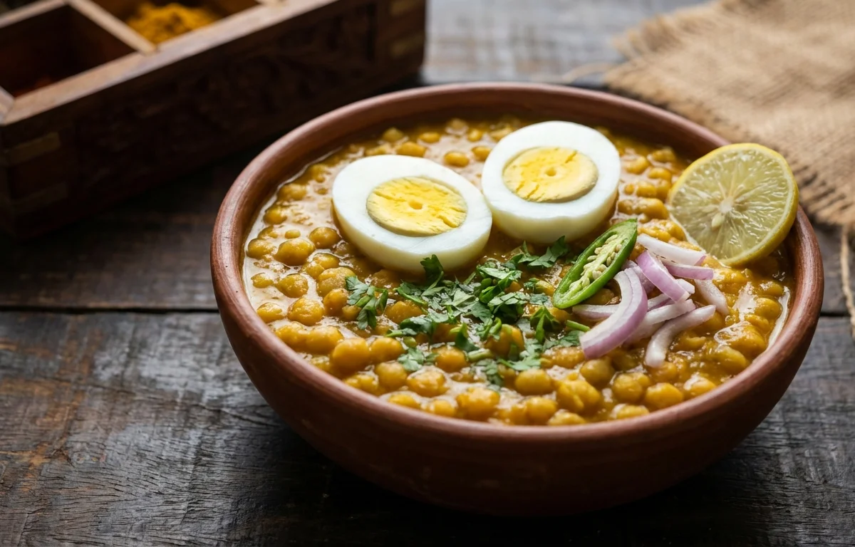 Ghugni with Egg