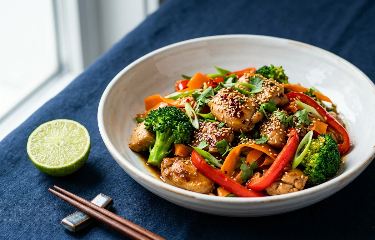 Ginger-Lime Chicken Stir-fry