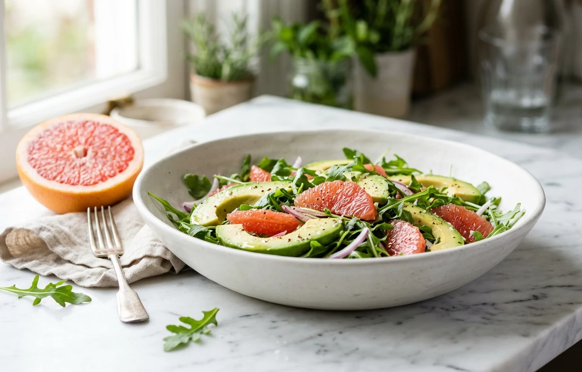 Grapefruit & Avocado Salad