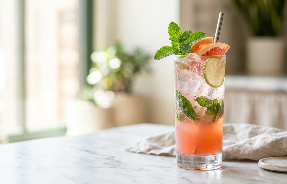 Grapefruit & Mint Spritzer