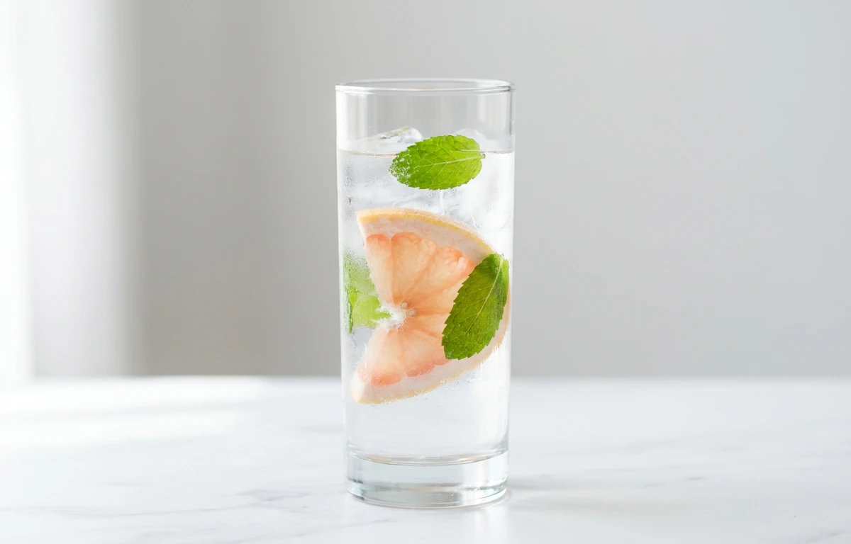 Grapefruit Mint Infused Water