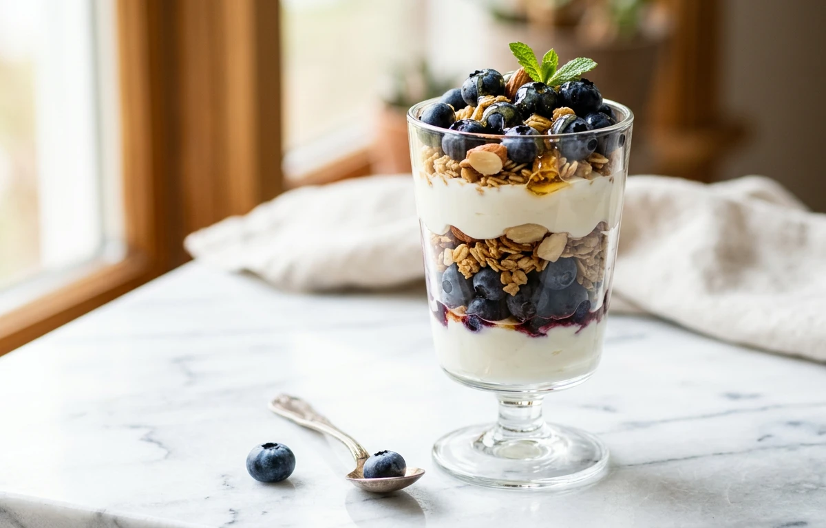 Greek Yogurt & Blueberry Parfait