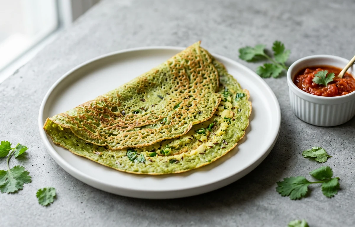 Green Gram Pesarattu (Dosa)