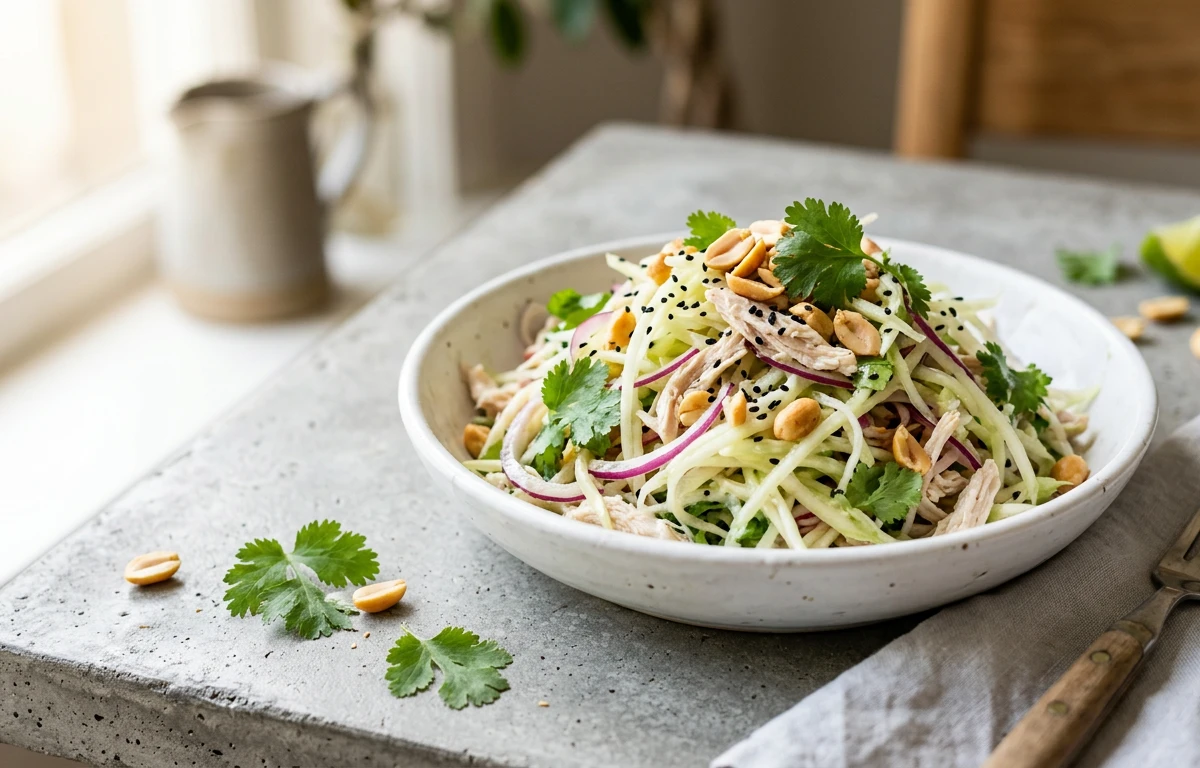 Green Papaya & Chicken Slaw