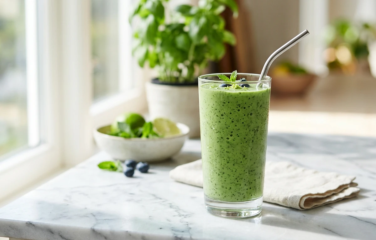 Green Smoothie with Stevia