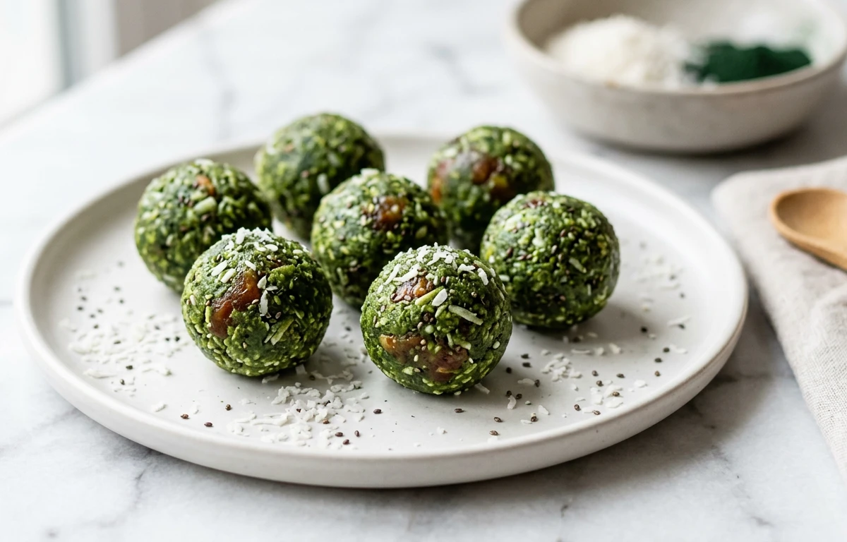 Green Superfood Energy Balls