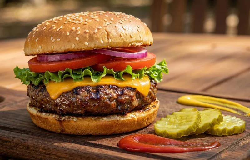 Grilled Hamburgers