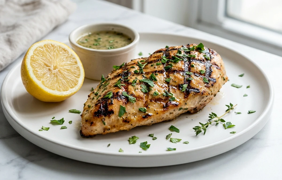Grilled Lemon Herb Chicken Breast
