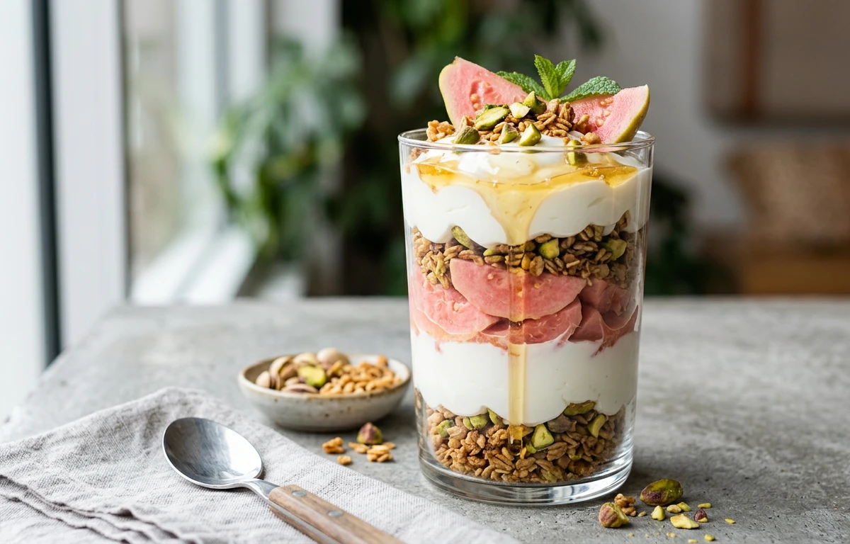 Guava & Yogurt Parfait