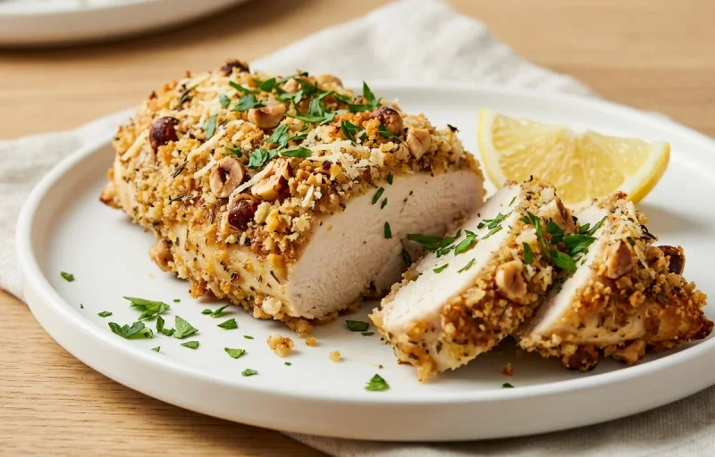 Hazelnut-Crusted Chicken