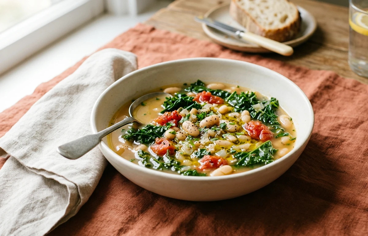 Hearty Kale and White Bean Soup