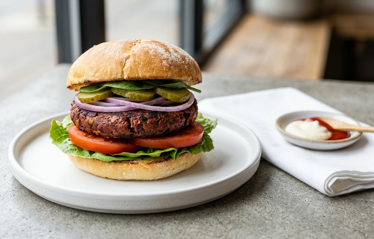 Hearty Kidney Bean Burgers