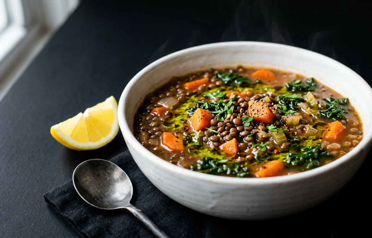 Hearty Lentil and Kale Soup