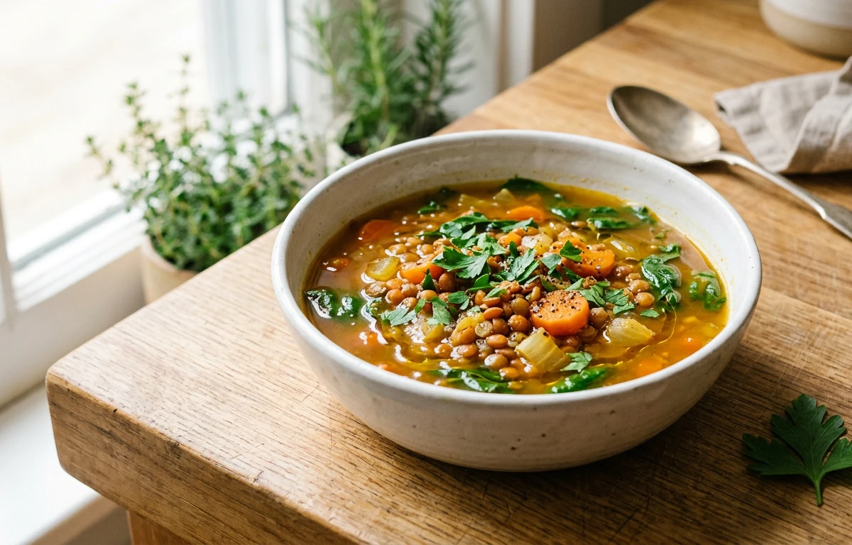 Hearty Lentil and Vegetable Soup