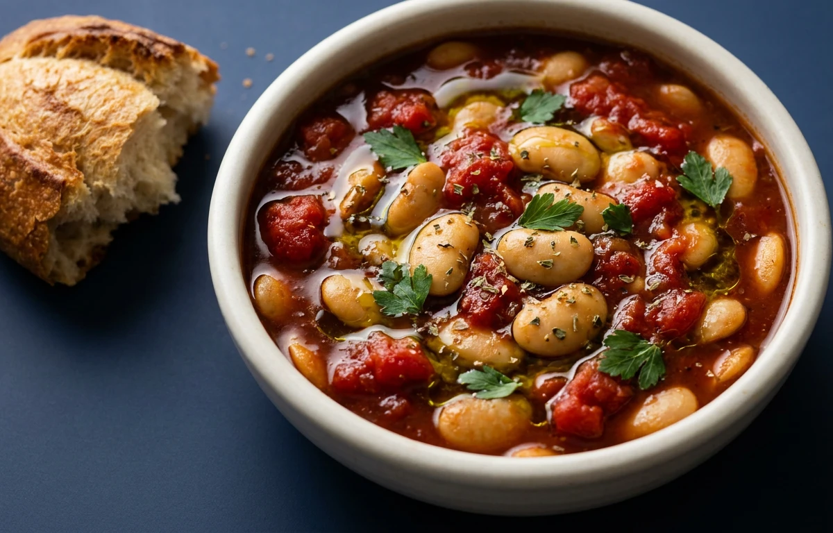 Hearty Lima Bean & Tomato Stew