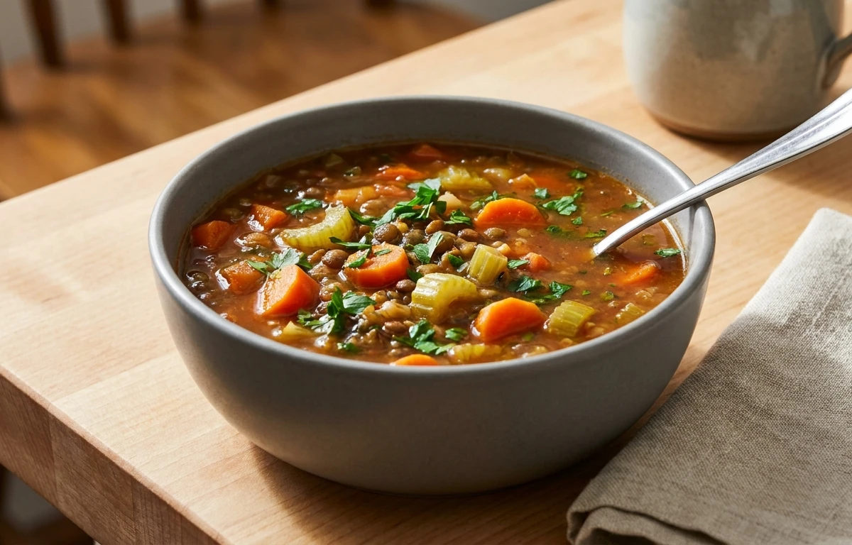 Hearty Vegetable Lentil Soup