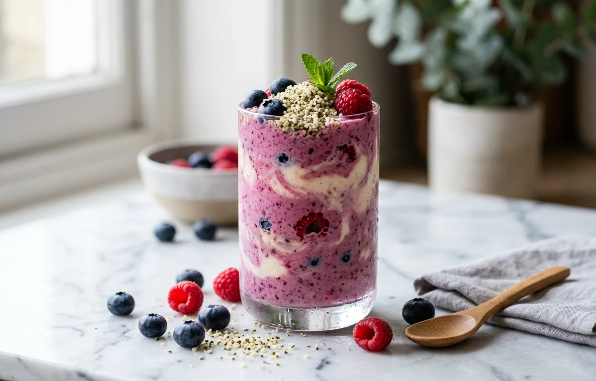 Hemp & Berry Protein Smoothie