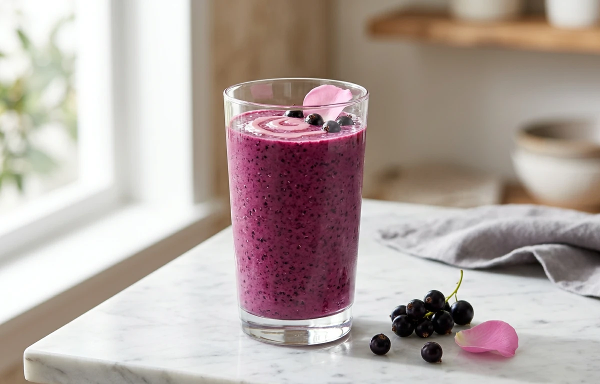 High-Fiber Blackcurrant Smoothie