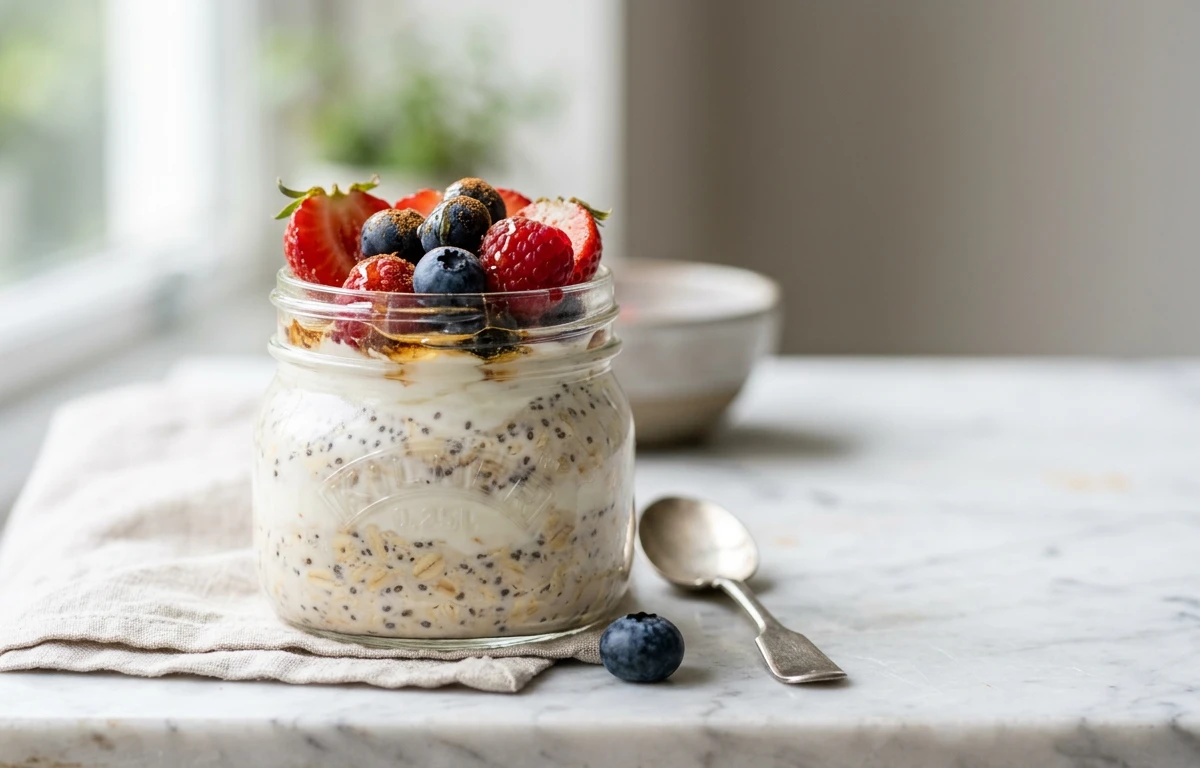 High-Fiber Overnight Oats