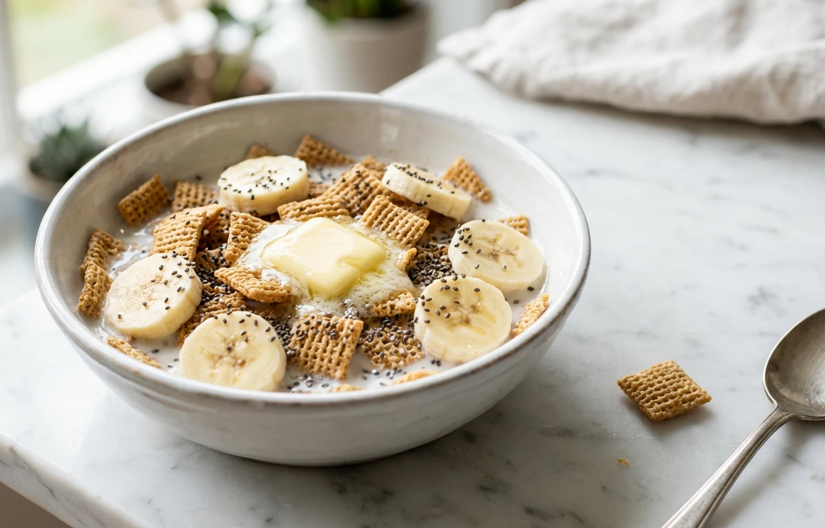 High-Fiber Wheat Chex Power Bowl
