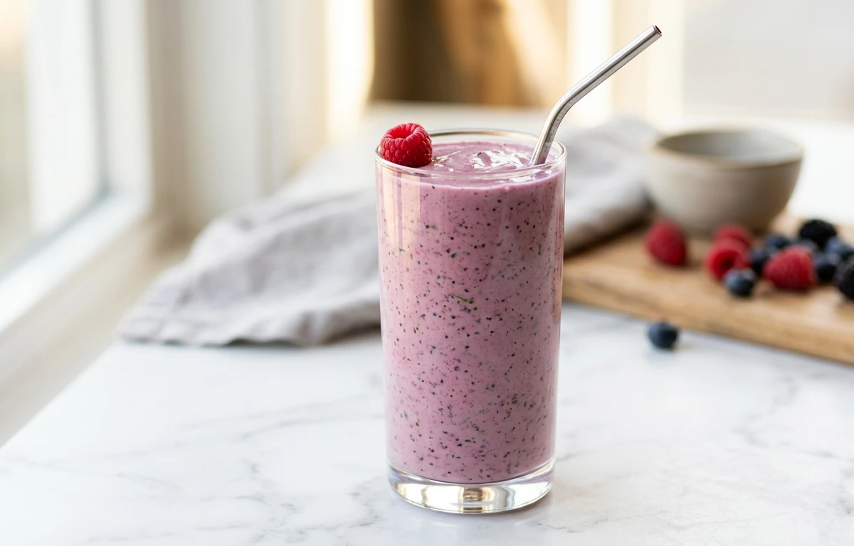 High-Protein Berry Smoothie