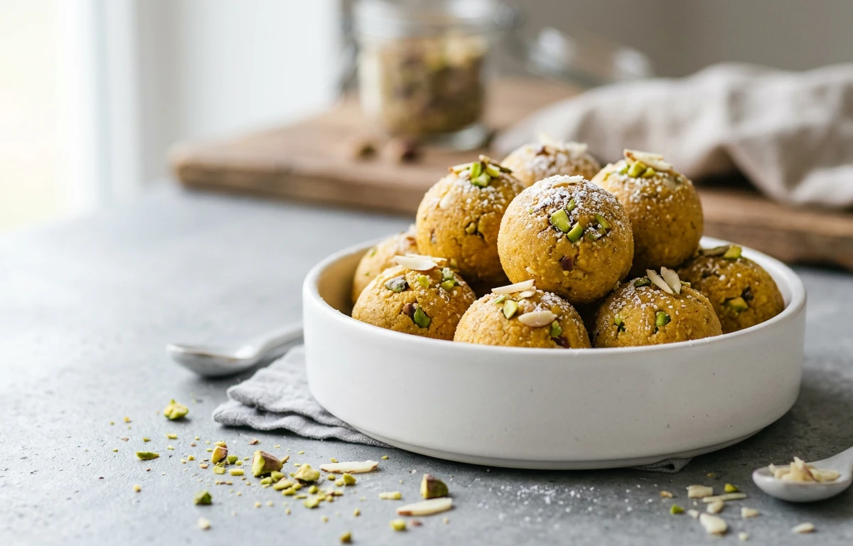 High-Protein Besan Ladoo